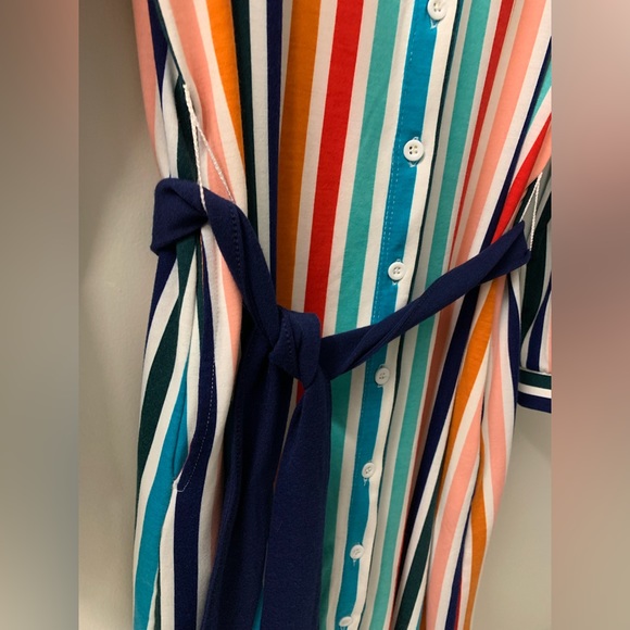 LuLaRoe Classic Ellie Classic Shirt Dress Multicolor (Medium) - Picture 5 of 15